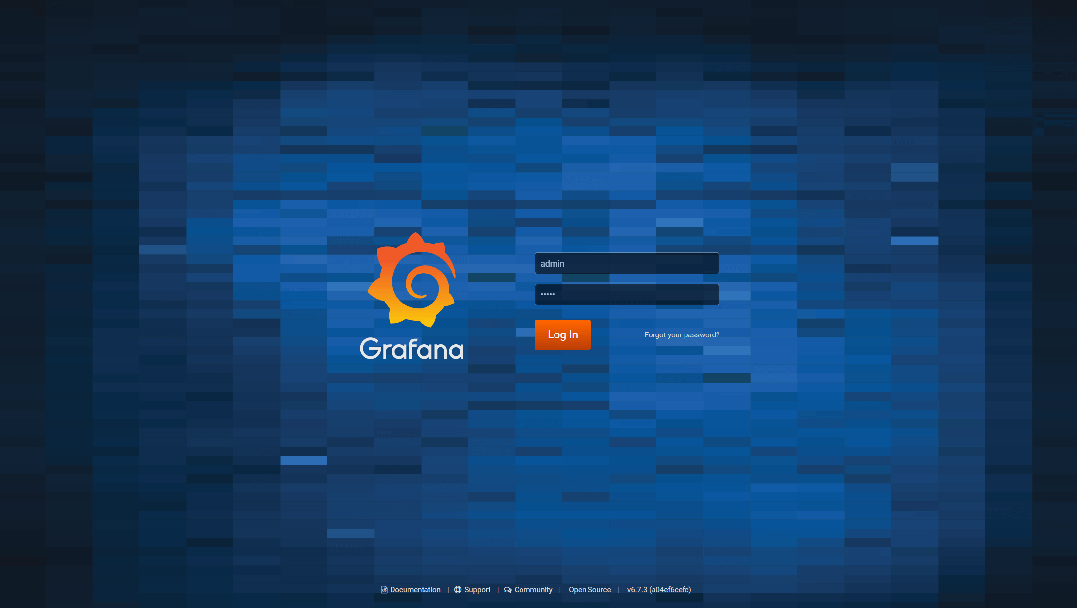 Grafana Login